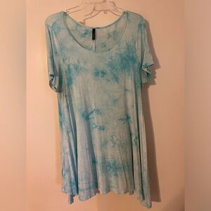 Tie dye tunic with pockets
